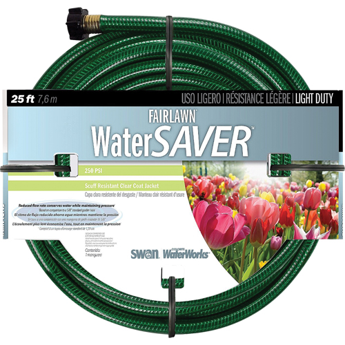 Fairlawn Watersaver Light Duty Garden Hoses, Nylon, 1/2" dia. x 25' Pronet Distribution