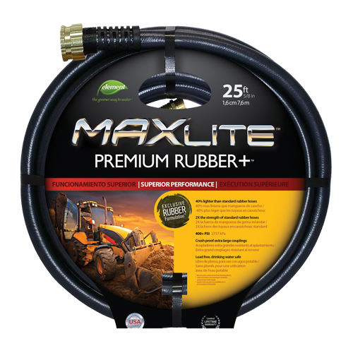 Commercial Duty Hoses, Rubber, 5/8" dia. x 25' Pronet Distribution