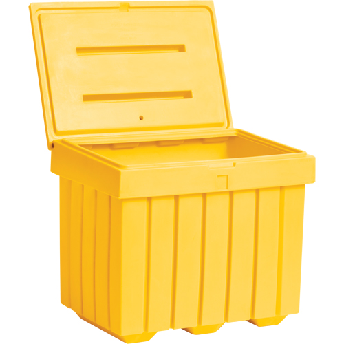 Conteneur d'entreposage &eacute;conomique pour sel/sable, 32" x 23" x 27-1/2", 10 pi³, Jaune Pronet Distribution