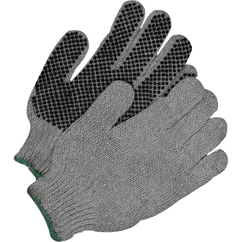 Gants &agrave; prise classique, Poly/coton, Un c&ocirc;t&eacute;, Grand Pronet Distribution