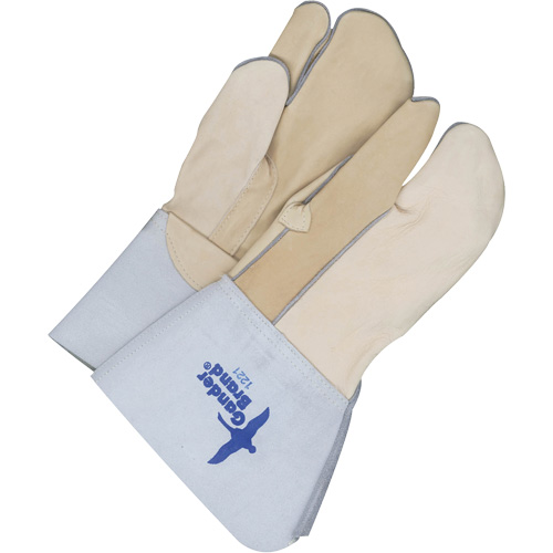 Gants &agrave; trois doigts en cuir, Cuir fleur de vache, Taille 11 Pronet Distribution