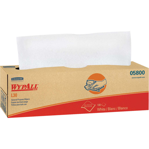 Essuie-tout &agrave; usage g&eacute;n&eacute;ral L30 WypAll, Tout usage, 16-2/5" lo x 9-4/5" la Pronet Distribution