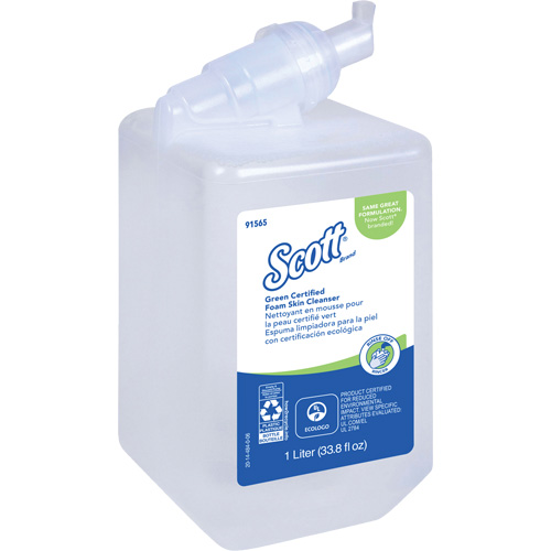 Nettoyant pour la peau certifi&eacute; &eacute;cologique Essential de Scott, Liquide, 1 L, Cartouche en plastique, Sans parfum Pronet Distribution
