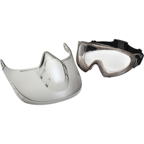 Capstone&reg; Shield Safety Goggles with Removable Faceshield, Clear Lens, Anti-Fog, Direct/Closed Vent Pronet Distribution