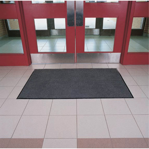 Tapis Poly-Tuft, Essuie-pieds, 4' x 6' x 5/16", Charbon Pronet Distribution