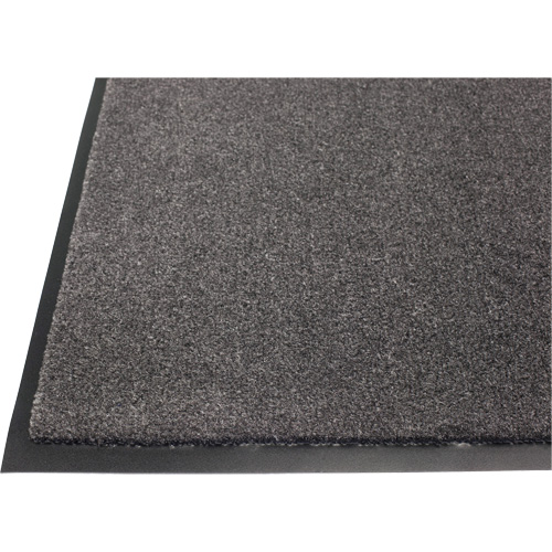 Tapis Poly-Tuft, Essuie-pieds, 4' x 6' x 5/16", Charbon Pronet Distribution