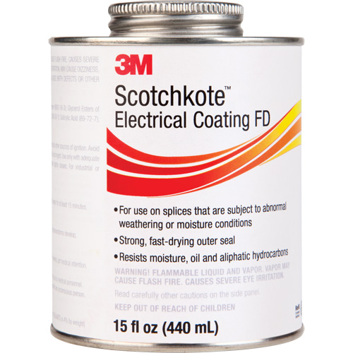 Rev&ecirc;tement &eacute;lectrique FD Scotchkote, Transparent, 15 oz, Canette Pronet Distribution