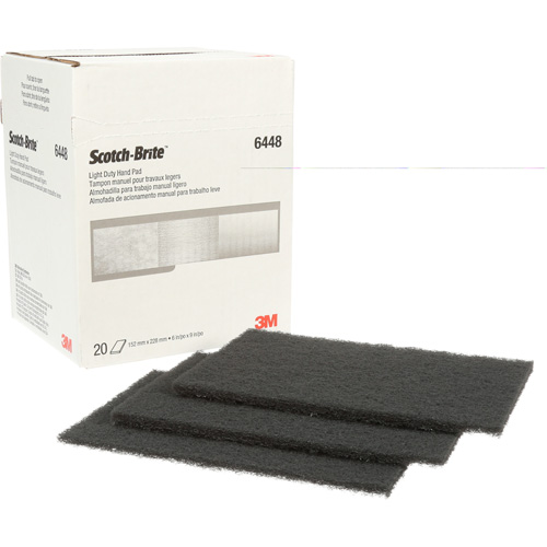 Tampon manuel pour travaux g&eacute;n&eacute;raux Scotch-Brite, Carbure de silicium, 6" x 9", Grain Ultra fin Pronet Distribution
