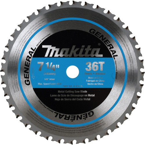 CERMET Tipped Saw Blade, 7-1/4", 36 Teeth, Metal Use Pronet Distribution