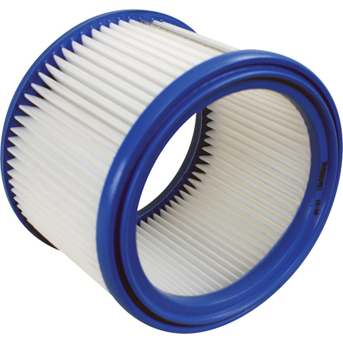 Filtre PET-Fleece de rechange pour aspirateur, Cartouche, Pour 7 gal. US Pronet Distribution