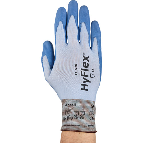 Gants Hy-Flex 11-518, Taille Petit/7, Calibre 18, Rev&ecirc;tement Polyur&eacute;thane, Enveloppe en Dyneema, ASTM ANSI niveau A2/EN 388 niveau B Pronet Distribution