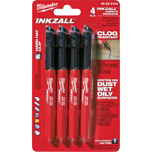 Inkzall Marker, Black, Fine Tip Pronet Distribution