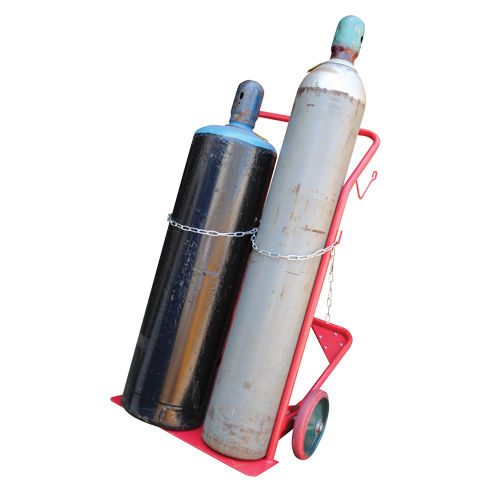 Cylinder Cart, Mold-on Rubber Wheels, 25-1/2"W x 7"L Base, 350 lbs. Pronet Distribution