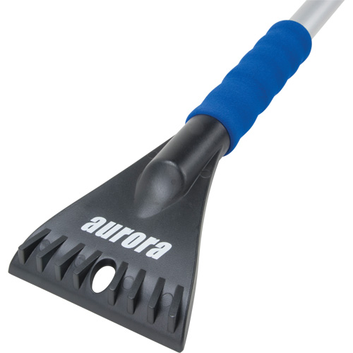 Snow Brush, Telescopic, Polypropylene Blade, 32-1/2" Long, Blue Pronet Distribution
