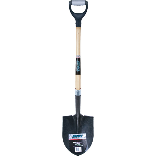 Pelle ronde robuste, Lame Acier au carbone, Bois dur, Manche Prise en D Pronet Distribution