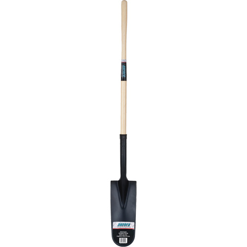 Pelle &agrave; drain, Acier durci, Lame 14" x 6", 46" lo, Manche Droit Pronet Distribution