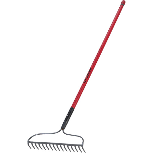 Bow Rake, Fibreglass Handle, 66" L, 16-4/5" Blade, 16 Tines Pronet Distribution