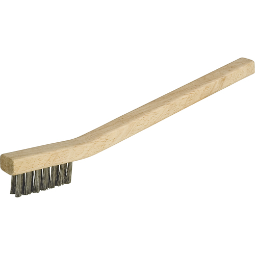 Petites brosses industrielles de nettoyage, Acier inoxydable, 3 x 7 rangs de fils, Longueur 7-3/4" Pronet Distribution