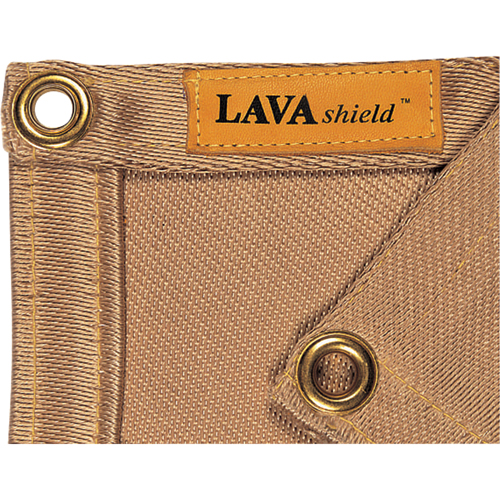 Couverture pour soudage en silice de 18 oz Lavashield, 3' la x 3' lo, R&eacute;sistance &agrave; la temp. 1472°F(800°C) Pronet Distribution