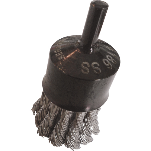 Brosses mont&eacute;es &agrave; fils nou&eacute;s, 1" dia., dia. Des fils 0,020", Tige 1/4" Pronet Distribution