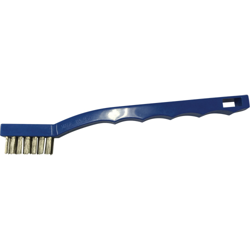 Small Cleaning Scratch Brushes, Stainless Steel, 3 x 7 Wire Rows, 7-3/4" Long Pronet Distribution