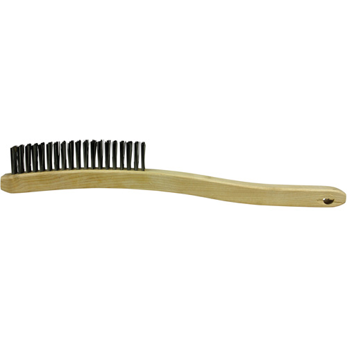 Scratch Brush, Stainless Steel, 3 x 19 Wire Rows, 13-11/16" Long Pronet Distribution