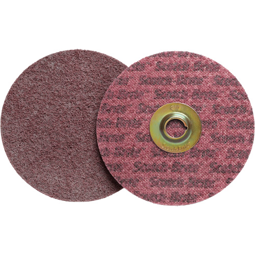 Disque de conditionnement de surface Scotch-Brite Roloc, 2" dia., Grain Moyen, Oxyde d'aluminium Pronet Distribution