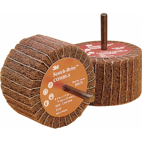 Meules combin&eacute;es, 3" dia. x 1-3/4" la, Arbre 1/4", Oxyde d'aluminium Pronet Distribution