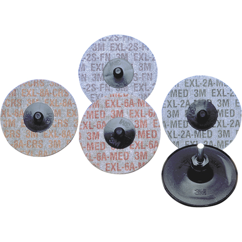Buff & Blend&reg; Products - Scotch-Brite Exl Roloc Unitized Wheels, 3" x 6A Grit, Aluminum Oxide Pronet Distribution