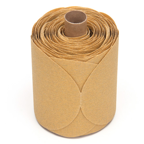 Stikit Gold Paper 216U Disc Roll, Aluminum Oxide, 5" W x 52' L, P80 Grit Pronet Distribution