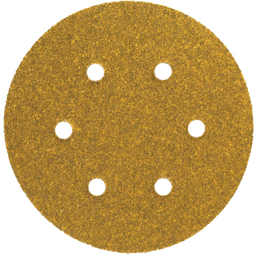 Disque de ponçage en papier autoagrippant avec aspiration Gold Reserve A296, dia 5", Grain P220/Fin, Oxyde d'aluminium, Poids C Pronet Distribution