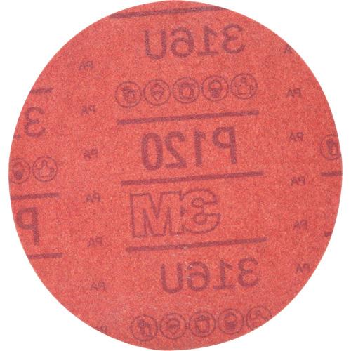 Disque abrasif rouge 01224 Hookit, 316U, dia 6", Grain P120, Oxyde d'aluminium, A Pronet Distribution
