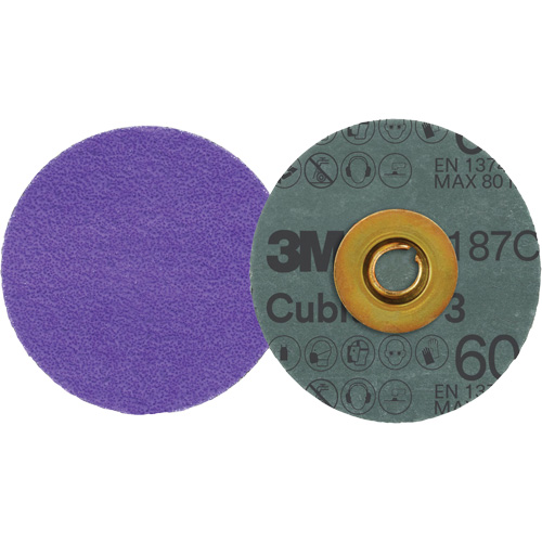 Cubitron 3 Roloc Fibre Disc, 3" Dia., 60+ Grit, Ceramic Pronet Distribution