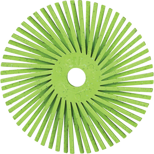 Brosse radiale en soies de pr&eacute;cision type A PN-RB Scotch-Brite , C&eacute;ramique, Grain 50+, 3" dia. Pronet Distribution