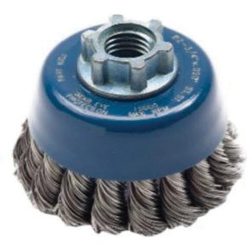 Brosse-boisseau &agrave; fils nou&eacute;s, 2-3/4" dia. x 5/8"-11 arbre Pronet Distribution