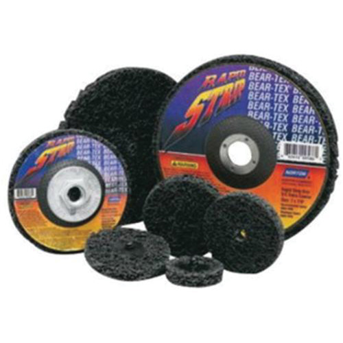 Disques non tiss&eacute;s &agrave; remplacement rapide pour d&eacute;capage Bear-Tex, 2" dia., Grain Extra grossier, Carbure de silicium Pronet Distribution