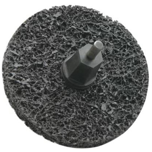 Disques non tiss&eacute;s &agrave; remplacement rapide pour d&eacute;capage Bear-Tex, 3" dia., Grain Extra grossier, Carbure de silicium Pronet Distribution