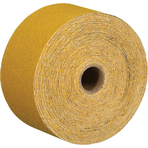 Feuille abrasive dor&eacute;e en rouleau Stikit 02785, Oxyde d'aluminium, 2-3/4" la x 135' lo, Grain 220 Pronet Distribution
