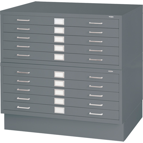Steel Plan Files, 5 Drawers, 40-3/8" W x 29-3/8" D x 16-1/2" H Pronet Distribution