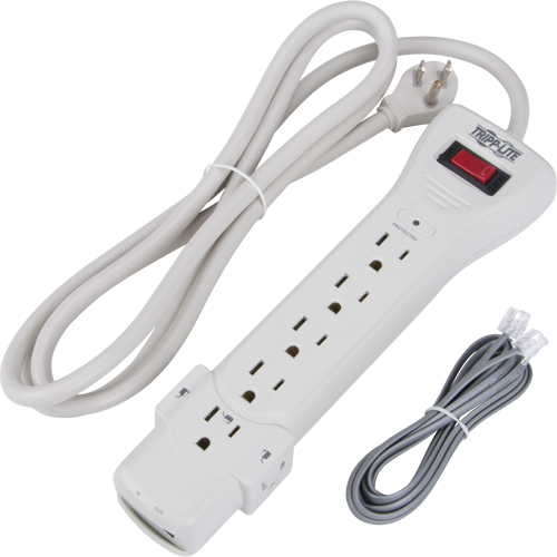 Protect-It Surge Suppressors, 7 Outlets, 1080 J, 1800 W, 6' Cord Pronet Distribution