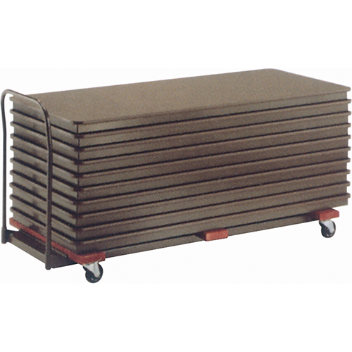 Flat Stacking Table Caddies, 74" W x 31.25" D x 36.25" H Pronet Distribution