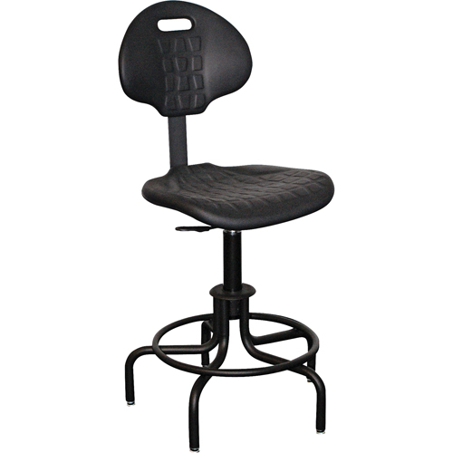 6000 Series Stool with Back, Stationary, Adjustable Height, 250 lbs. Capacity Pronet Distribution