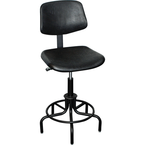 6000 Series Stool with Back, Stationary, Adjustable Height, 250 lbs. Capacity Pronet Distribution