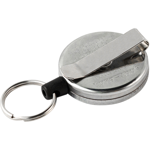 D&eacute;rouleurs autor&eacute;tractables originaux #485-HDK, Chrome, C&acirc;ble 48", Fixation Agrafe de ceinture Pronet Distribution