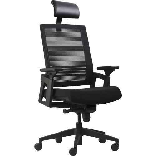 Chaises de bureau A-37 Activ, Mailles, Noir, Capacit&eacute; 275 lb Pronet Distribution