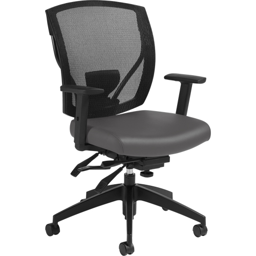 Chaises &agrave; bras Multi-Tilter, Vinyle, Charbon, Capacit&eacute; 300 lb Pronet Distribution