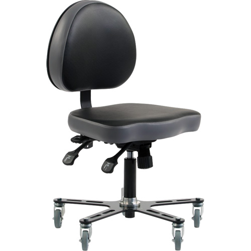 Chaise ergonomique &agrave; inclinaison r&eacute;glable SF180, Mobile, Ajustable Hauteur Pronet Distribution