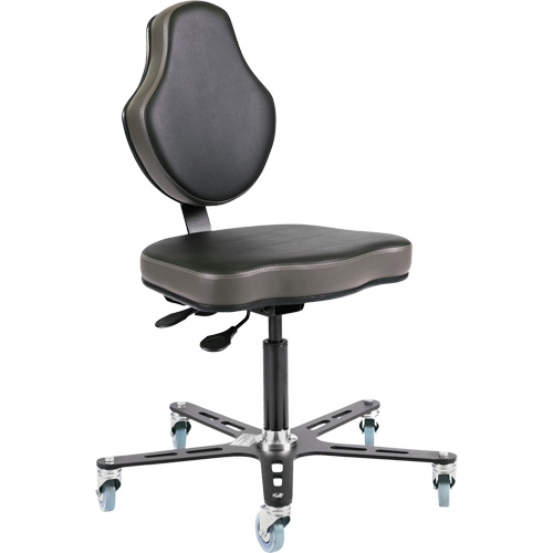 Chaise ergonomique &agrave; inclinaison r&eacute;glable Vega, Mobile, Ajustable Hauteur Pronet Distribution