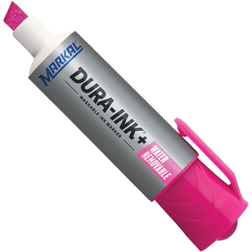 Dura-Ink&reg; WashAway Ink Marker, Pink, Chisel Tip Pronet Distribution