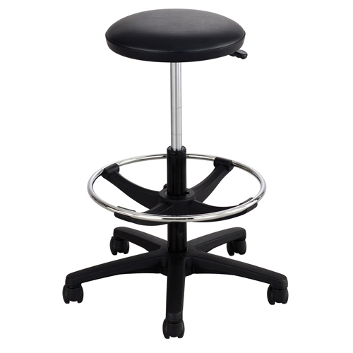 Extended-Height Stool, Drafting, Adjustable Height, 250 lbs. Capacity Pronet Distribution